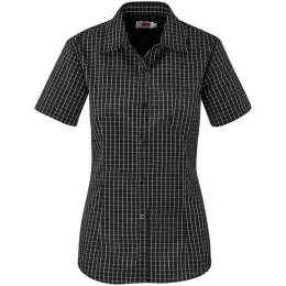 Ladies Short Sleeve Aston Shirt Black